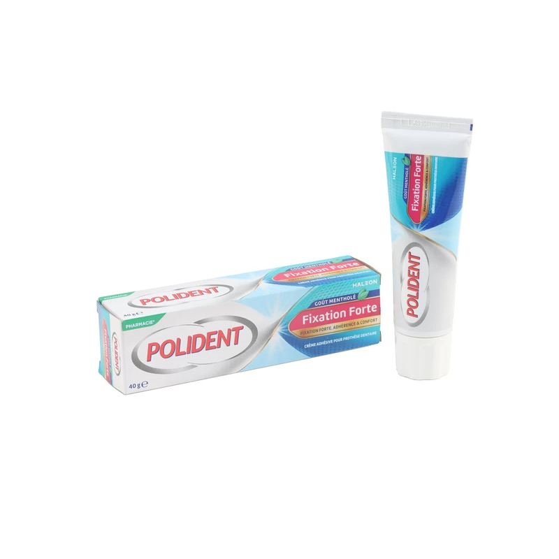 CREME ADHESIVE FIXATION FORTE PROTHESE DENTAIRE 40G POLIDENT CREME ADHESIVE FIXATION FORTE PROTHESE DENTAIRE 40G POLIDENT