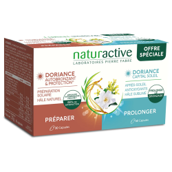 DORIANCE AUTOBRONZANT 30 CAPSULES + CAPITAL SOLEIL 60 CAPSULES  NATURACTIVE