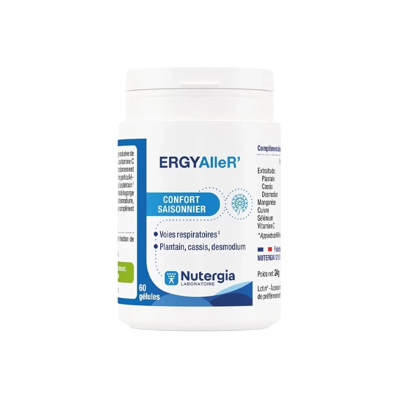 ERGYALLER' 60 GELULES NUTERGIA
