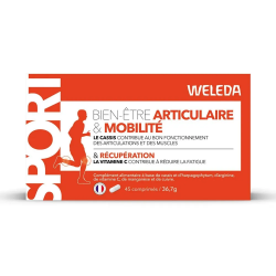 BIEN-ÊTRE ARTICULAIRE MOBILITÉ 1 RÉCUPÉRATION 45 COMPRIMES WELEDA