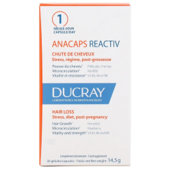 ANACAPS REACTIV CHUTE DE CHEVEUX 30 GELULES DUCRAY