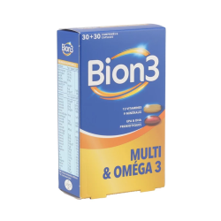 BION 3 MULTI & OMEGA 3 - 30 COMPRIMES + 30 CAPSULES