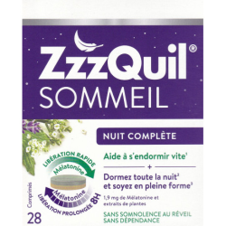 ZZZQUIL SOMMEIL NUIT COMPLETE 28 COMPRIMES