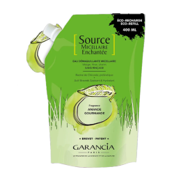SOURCE MICELLAIRE ENCHANTEE AMANDE GOURMANDE RECHARGE 400ML GARANCIA