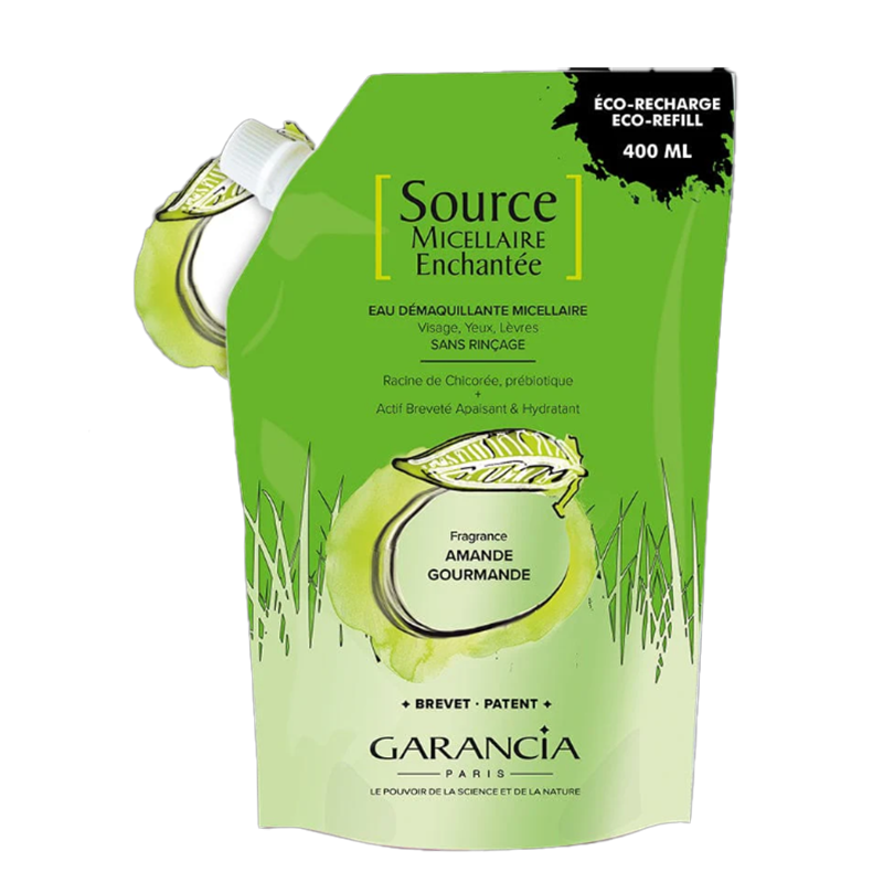 SOURCE MICELLAIRE ENCHANTEE AMANDE GOURMANDE RECHARGE 400ML GARANCIA