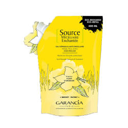 SOURCE MICELLAIRE ENCHANTEE FLEUR D'ORANGER RECHARGE 400ML GARANCIA