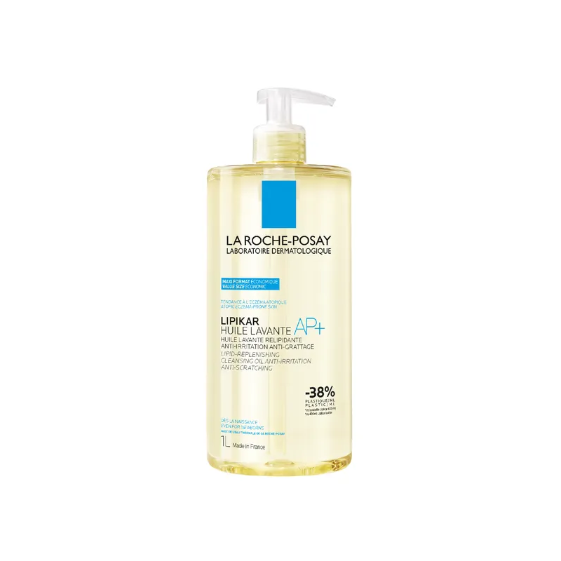 LIPIKAR AP+ HUILE LAVANTE RELIPIDANTE 1 litre LA ROCHE POSAY LIPIKAR AP+ HUILE LAVANTE RELIPIDANTE 1 litre LA ROCHE POSAY