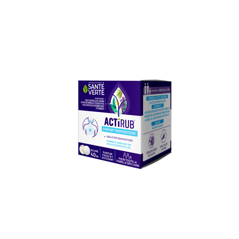 ACTIRUB BAUME PECTORAL 40ML SANTE VERTE ACTIRUB BAUME PECTORAL 40ML SANTE VERTE