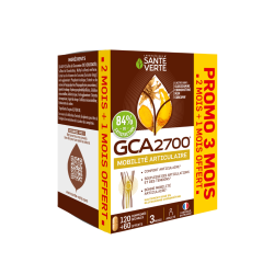 GCA 2700 MOBILITE ARTICULAIRE 120 COMPRIMES + 1 mois offert SANTE VERTE
