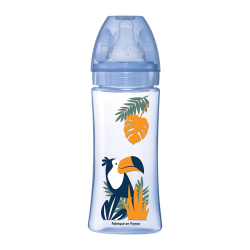 BIBERON TETINE RONDE ANTI COLIQUE + 6 MOIS 330ML DODIE