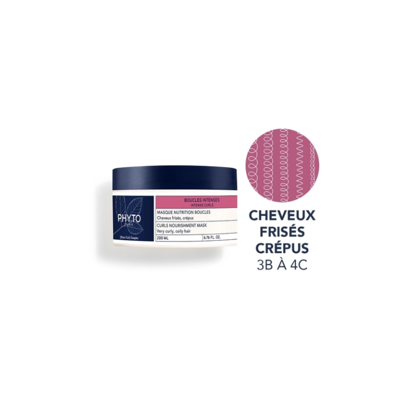 BOUCLES INTENSES MASQUE NUTRITION BOUCLES 200ML PHYTO BOUCLES INTENSES MASQUE NUTRITION BOUCLES 200ML PHYTO