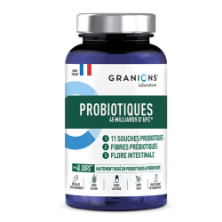 GRANIONS PROBIOTIQUES et PREBIOTIQUES 40 GELULES