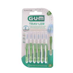 TRAV-LER BROSSETTES INTERDENTAIRES X 6  1.1mm GUM