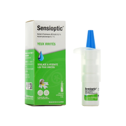 SENSIOPTIC YEUX IRRITÉS SOLUTION OPHTALMIQUE 10ML BAUSCH + LOMB