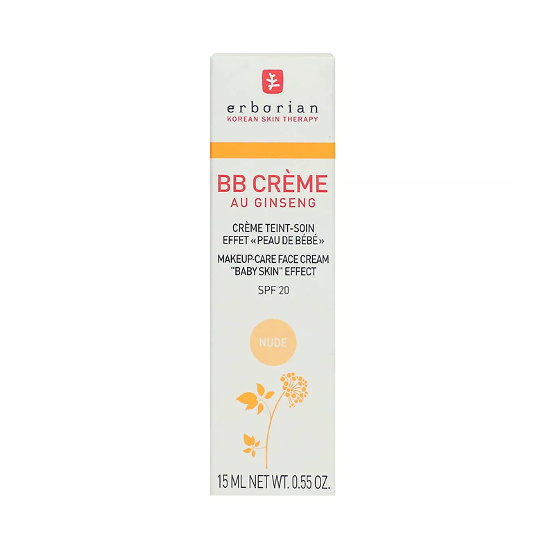 BB CREME GINSENG SPF20 15ML NUDE ERBORIAN
