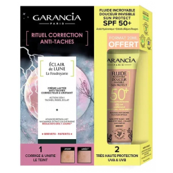 DUO ECLAIR DE LUNE CREME LACTÉE 30ML + OFFERT FLUIDE SUN PROTECT SPF50+ 20ML GARANCIA