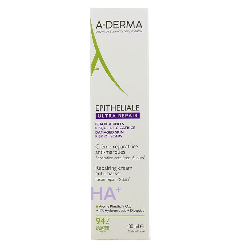 EPITHELIALE ULTRA REPAIR HA+ CREME REPARATRICE ANTI MARQUES 100ML A-DERMA EPITHELIALE ULTRA REPAIR HA+ CREME REPARATRICE ANTI MARQUES 100ML A-DERMA