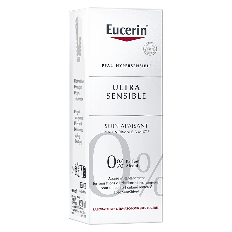 ULTRA SENSIBLE SOIN APAISANT PEAUX NORMALES A MIXTES 50ML EUCERIN ULTRA SENSIBLE SOIN APAISANT PEAUX NORMALES A MIXTES 50ML EUCERIN