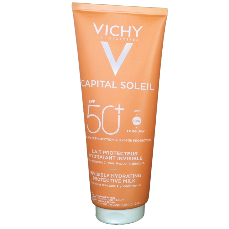 CAPITAL SOLEIL LAIT PROTECTEUR HYDRATANT INVISIBLE SPF50+ 300ML VICHY CAPITAL SOLEIL LAIT PROTECTEUR HYDRATANT INVISIBLE SPF50+ 300ML VICHY