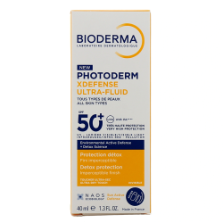 PHOTODERM FLUIDE XDEFENSE ULTRA-FLUID INVISIBLE SPF50+ 40ML BIODERMA