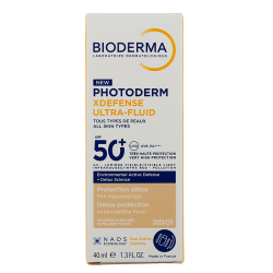 PHOTODERM FLUIDE XDEFENSE ULTRA-FLUID TEINTE 01 SPF50+ 40ML BIODERMA