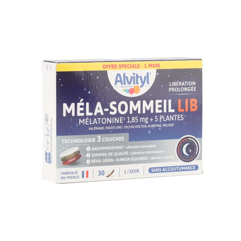 MELA SOMMEIL LIB 30 COMPRIMES ALVITYL MELA SOMMEIL LIB 30 COMPRIMES ALVITYL