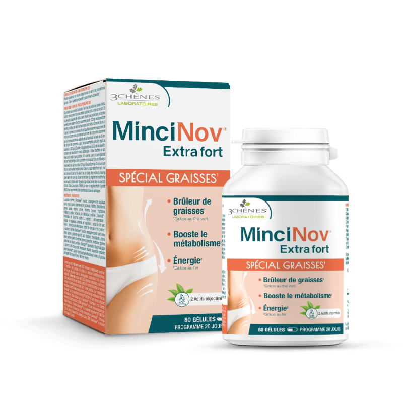MINCINOV EXTRA FORT GRAISSES INCRUSTÉES 80 GELULES 3CHENES