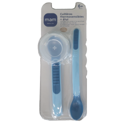CUILLERES THERMOSENSIBLES + ETUI MAM