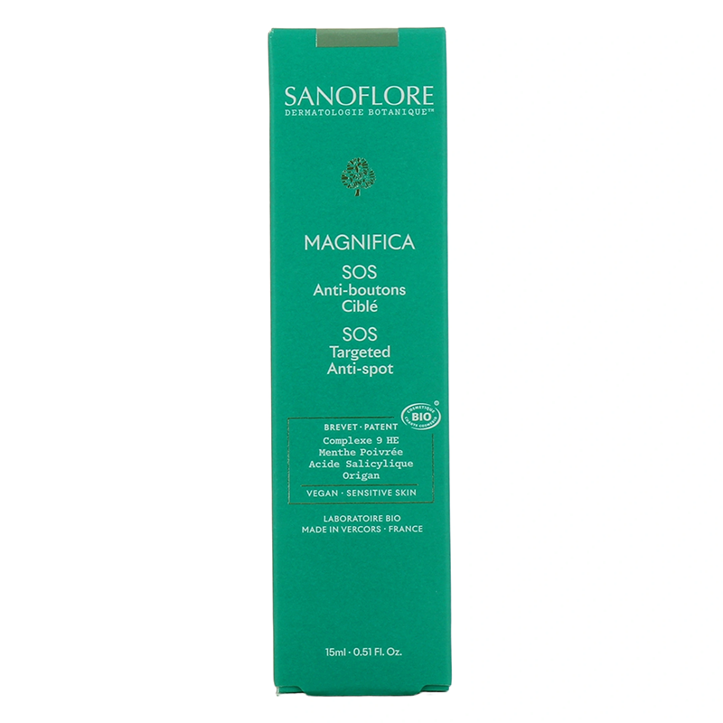 MAGNIFICA SOS ANTI BOUTONS CIBLÉ BIO 15ML SANOFLORE