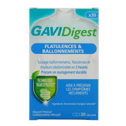 GAVIDIGEST FLATULENCES BALLONNEMENTS 30 GELULES