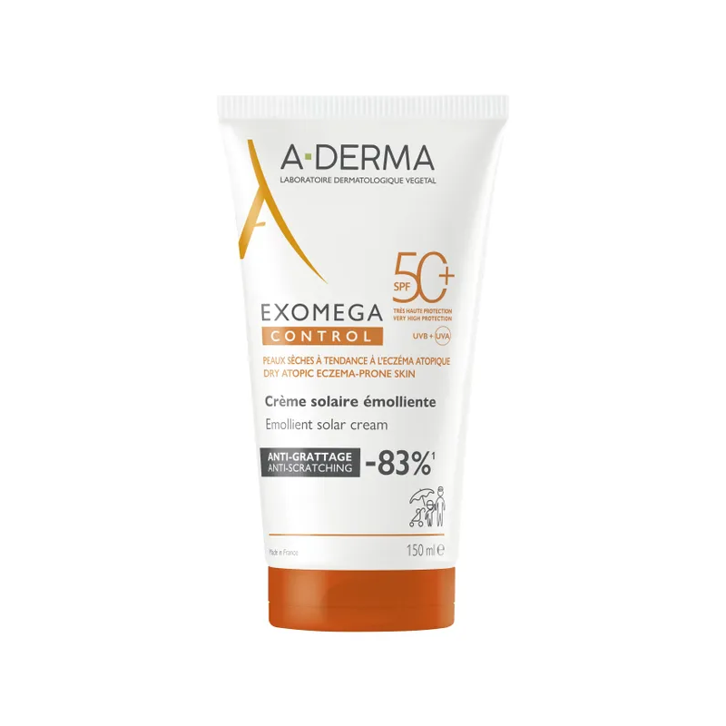 EXOMEGA CONTROL CREME SOLAIRE EMOLLIENTE SPF50+ 150 ml A-DERMA