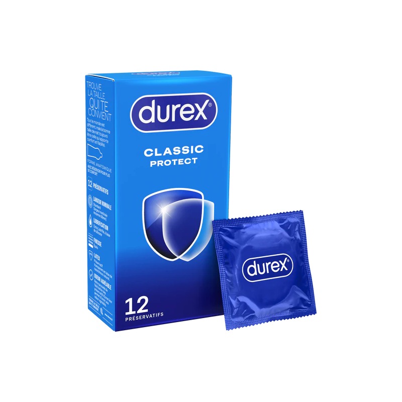 DUREX CLASSIC PROTECT STANDARD 12 PRESERVATIFS