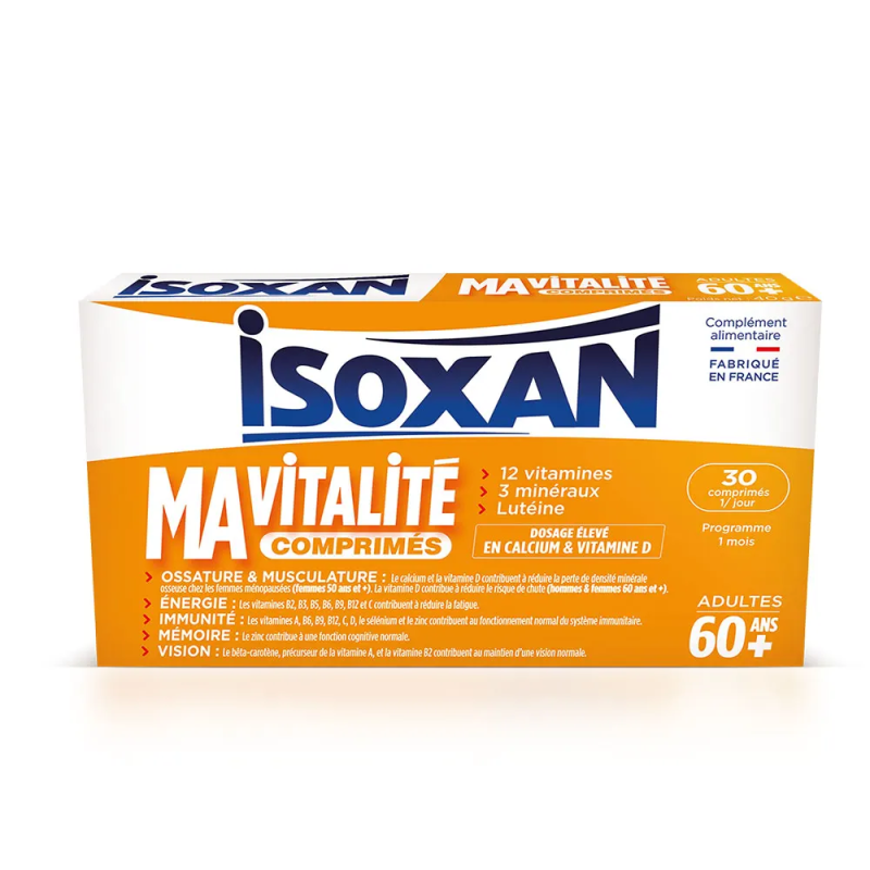 ISOXAN MA VITALITÉ SENIOR 30 COMPRIMÉS