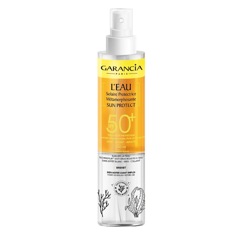 SUN PROTECT L'EAU SOLAIRE PROTECTRICE METAMORPHOSANTE SPF50+ 150ML  GARANCIA