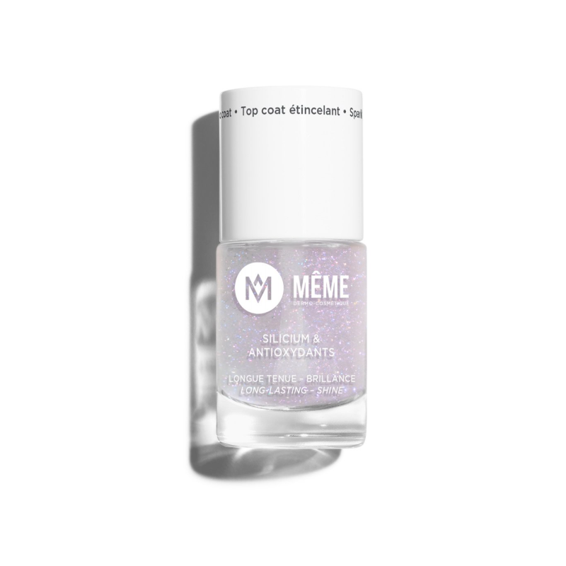 TOP COAT ETINCELANT ONGLES SILICIUM 10ML MÊME