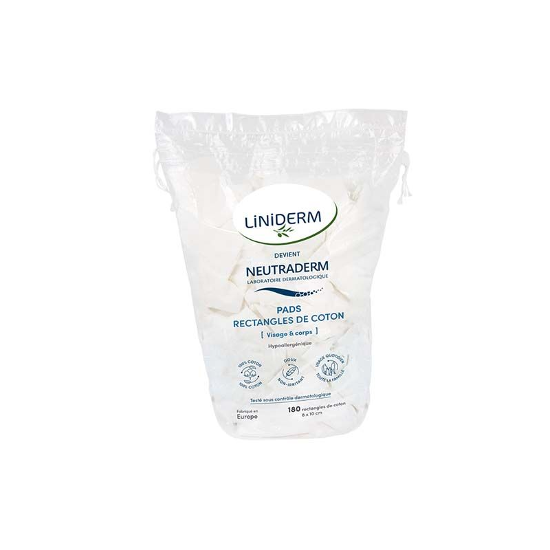 NEUTRADERM PADS 180 rectangles LINIDERM NEUTRADERM PADS 180 rectangles LINIDERM