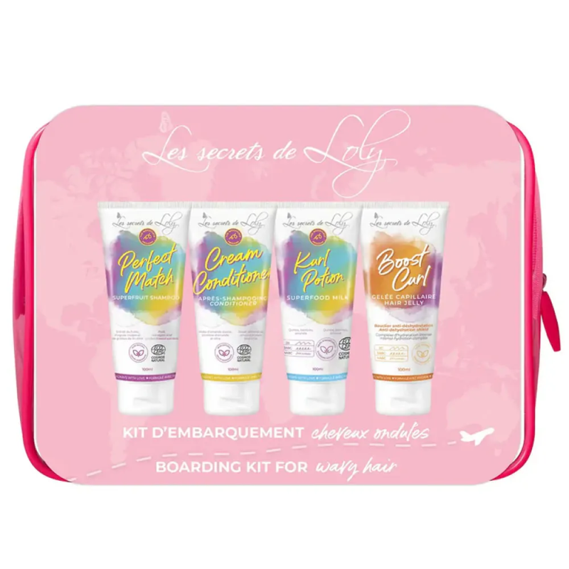 KIT D'EMBARQUEMENT CHEVEUX ONDULÉS Les Secrets de Loly