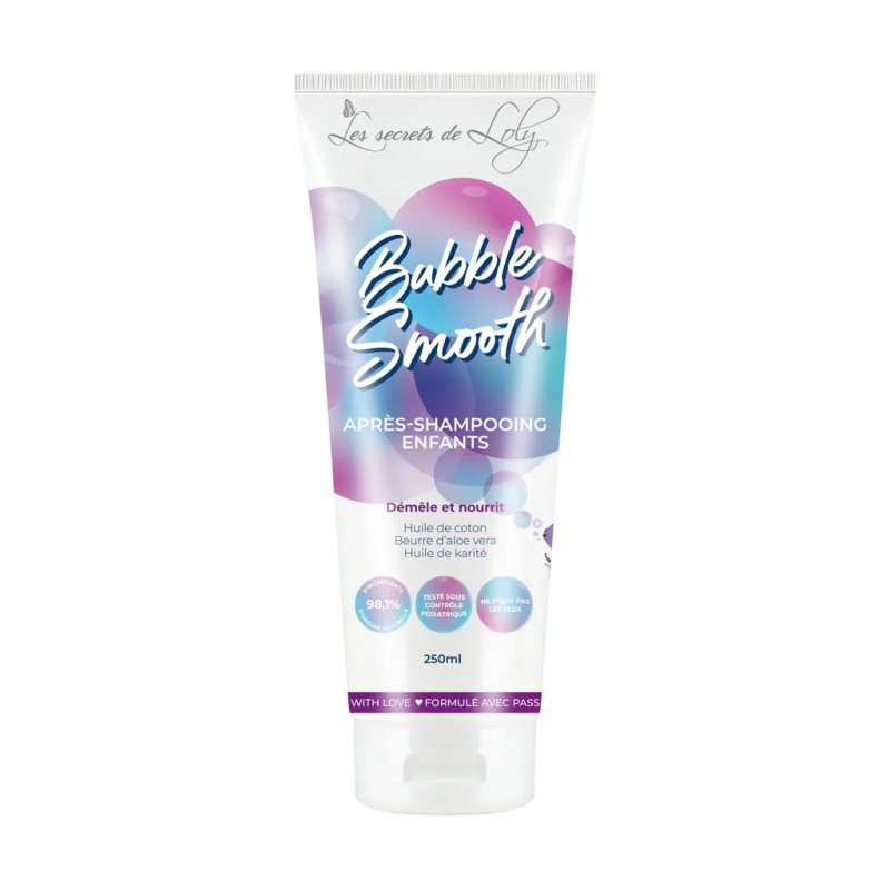 Bubble Kiss Après shampooing enfants 250ml Les Secrets de Loly