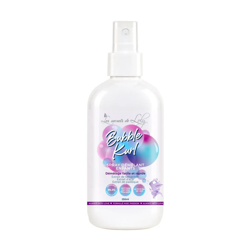 Bubble Kiss Spray démêlant enfants 250ml Les Secrets de Loly
