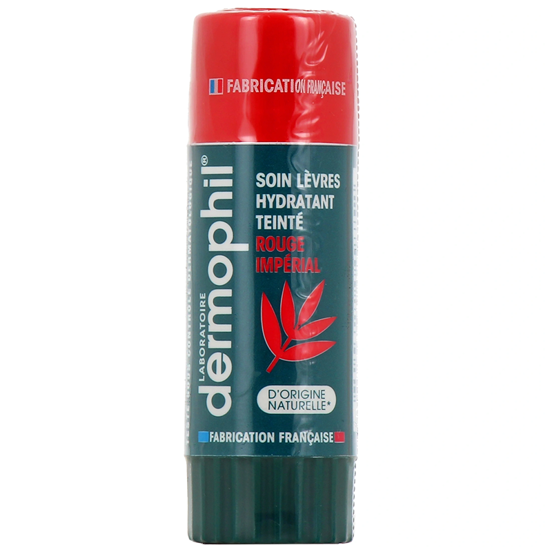 DERMOPHIL SOIN TEINTÉ HYDRATANT LEVRES ROUGE IMPERIAL 4G
