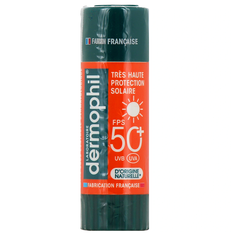 DERMOPHIL SOIN LEVRES PROTECTION SOLAIRE FPS50+ 4G