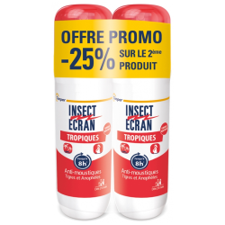 INSECT ECRAN SPRAY SPECIAL TROPIQUES LOT DE 2 X 75ML COOPER