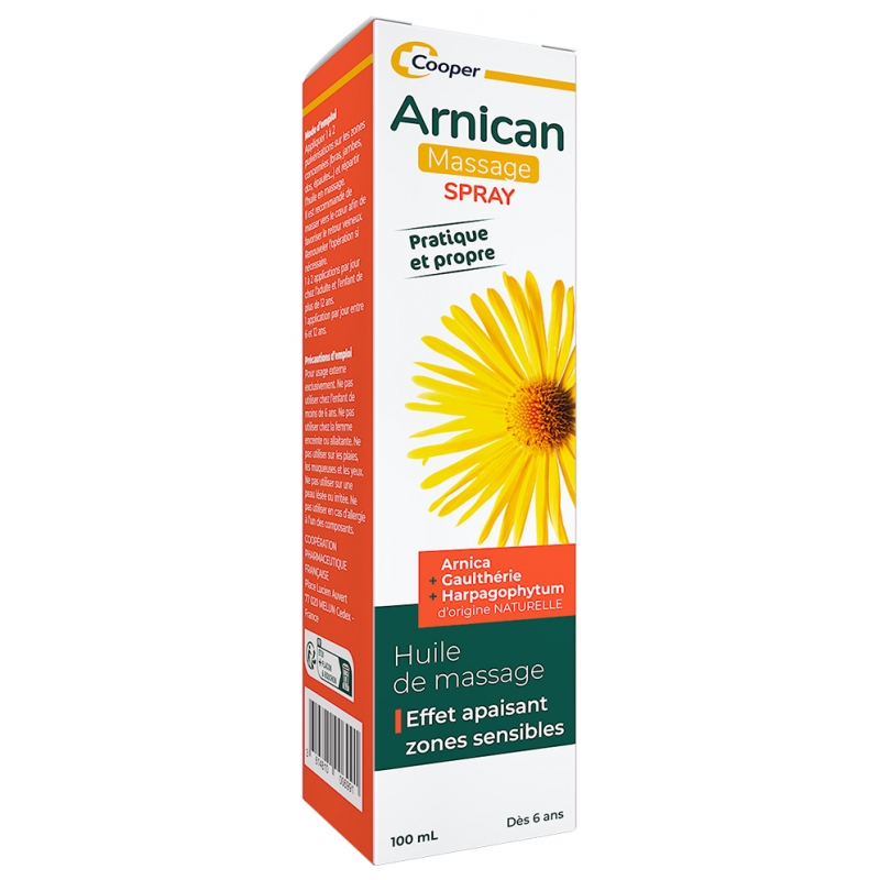 ARNICAN SPRAY HUILE DE MASSAGE EFFET APAISANT 100ML COOPER
