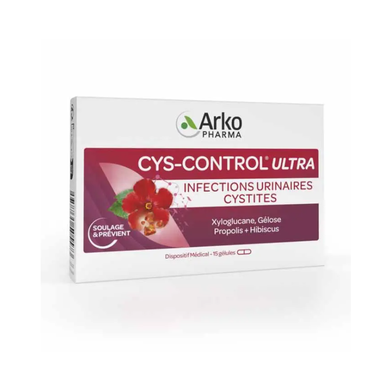 CYS CONTROL ULTRA INFECTIONS URINAIRES 15 GELULES ARKOPHARMA CYS CONTROL ULTRA INFECTIONS URINAIRES 15 GELULES ARKOPHARMA