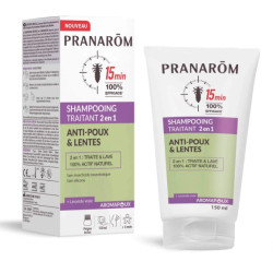 AROMAPOUX SHAMPOOING TRAITANT 2en1 ANTI POUX et LENTES 150ML PRANAROM