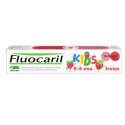 GEL BI-FLUORÉ 100MG FRAISE KIDS 0-6ANS 75ML FLUOCARIL