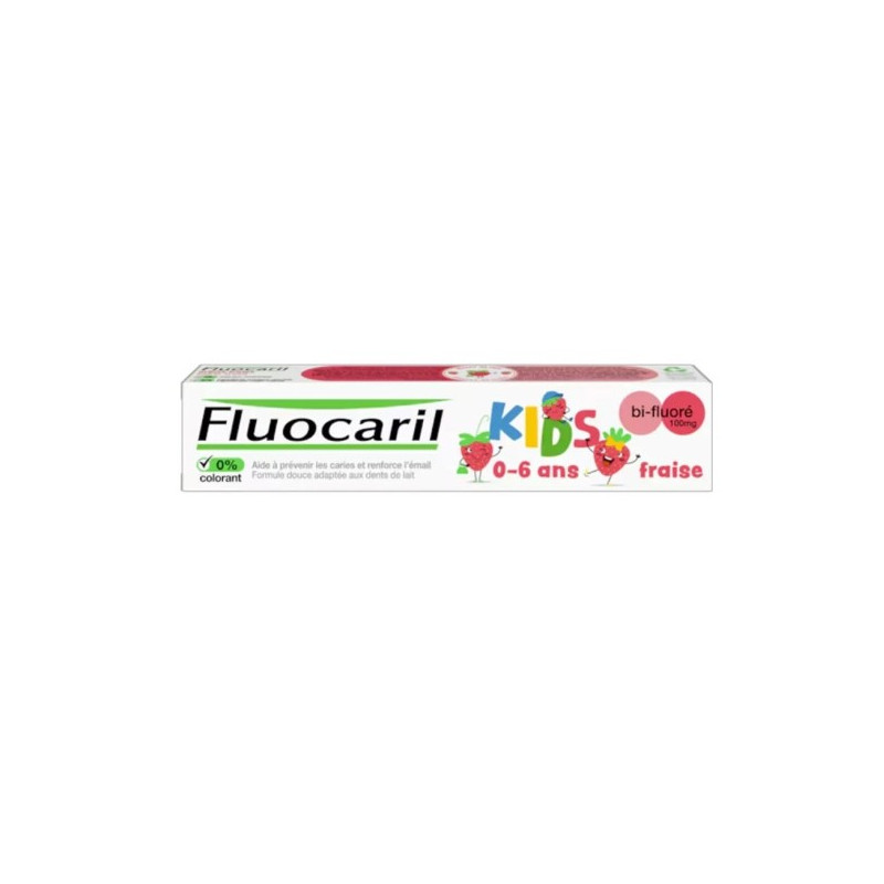 GEL BI-FLUORÉ 100MG FRAISE KIDS 0-6ANS 75ML FLUOCARIL