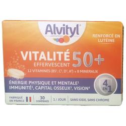 ALVITYL VITALITÉ 50+ 30 COMPRIMES EFFERVESCENTS URGO