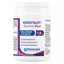 ERGYNUIT SOMMEIL FORT 60 GÉLULES NUTERGIA