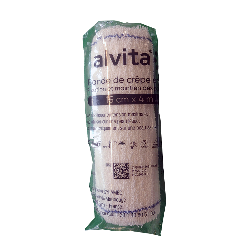 BANDE DE CRÊPE 15CM X 4M ALVITA